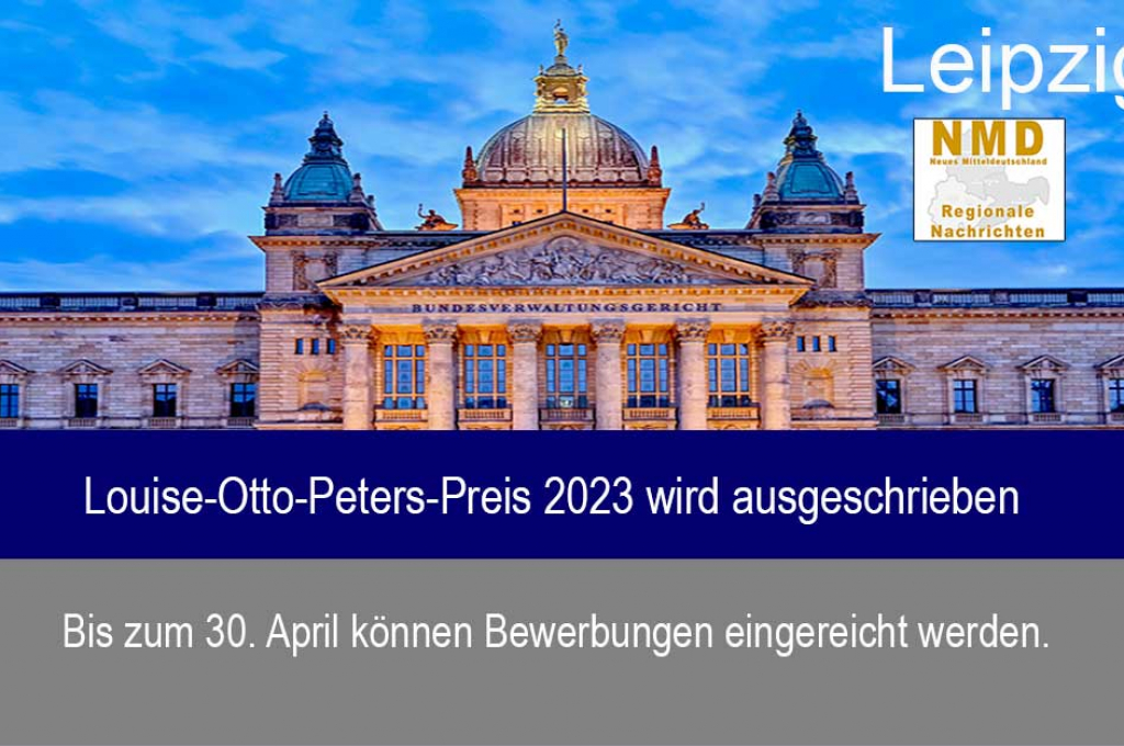 Louise-Otto-Peters-Preis 2023 wird ausgeschrieben